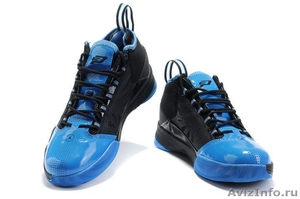 Баскетбольные кроссовки AIR JORDAN CP3 IV черные с голубым. - Изображение #3, Объявление #525800