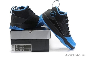 Баскетбольные кроссовки AIR JORDAN CP3 IV черные с голубым. - Изображение #5, Объявление #525800