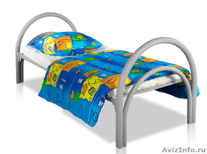 Железные двухъярусные кровати для бытовок, кровати для общежитий. Дёшево - Изображение #5, Объявление #1480235